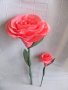 Голяма и малка роза комплект за общо 4лв, снимка 1 - Изкуствени цветя - 23916348
