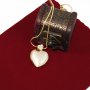 Колие "Кристално сърце", снимка 1 - Колиета, медальони, синджири - 16934221