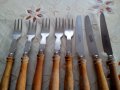 Стари прибори за хранене,вилици,ножчета, снимка 3