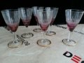 Ретро стъклени чаши чашки  53г, снимка 1