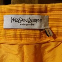 Дам.пола-"YVES SAINT LAURENT"-/памук/,цвят-оранжев. Закупена от Италия., снимка 3 - Поли - 23677247