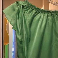 Уникална копринена блуза , снимка 3 - Корсети, бюстиета, топове - 25202254