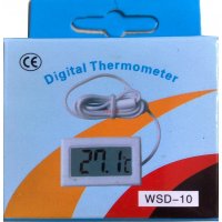 3000052120 Термометър дигитален за вграждане с кабелен датчик WSD-10, снимка 2 - Аксесоари и консумативи - 19013230