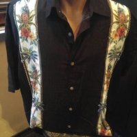 Мъжка риза с къс ръкав Актуална за сезона., снимка 1 - Ризи - 21451415