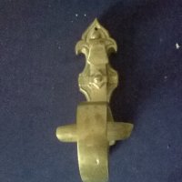 антикварна закачалка от бронз, снимка 1 - Антикварни и старинни предмети - 20409594