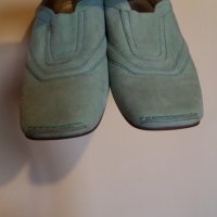 Дам.обувки-"HOGAN"-/ест.велур/-№38 1/2-цвят-мента. Закупени от Италия., снимка 7 - Дамски ежедневни обувки - 22385545