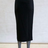 Черна вталена пола с висока талия марка by Hellene, снимка 2 - Поли - 18222417