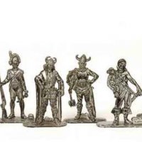 Метални фигурки войници рицари викинги римляни , снимка 1 - Колекции - 24423542