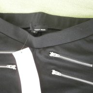 Черен панталон /клин/ T A L L Y W E I J L, нов, размер 32, снимка 5 - Клинове - 9910733
