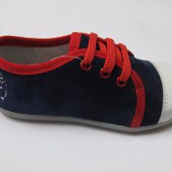 №31 до №35 Елегантни спортни обувки естествена кожа синьо/червено, снимка 2 - Детски маратонки - 17611234