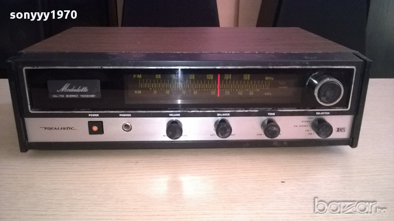 realistic quatravox receiver-внос швеицария, снимка 1