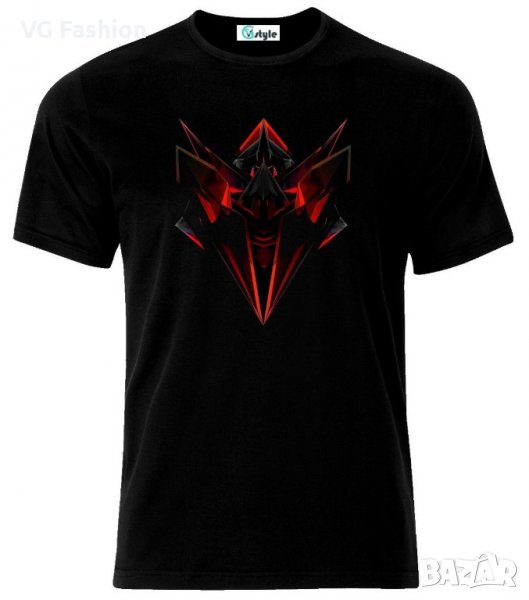 Мъжка тениска Abstract Art Red Mask T-Shirt, снимка 1