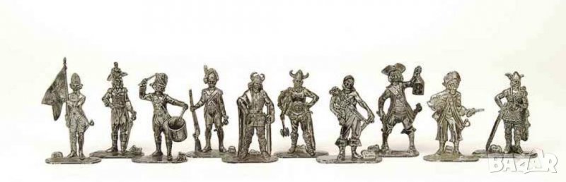 Метални фигурки войници рицари викинги римляни , снимка 1