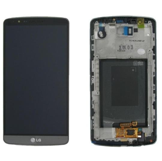 Оригинален LCD дисплей за LG G3 D855 + Тъч скрийн + рамка / черен в  Резервни части за телефони в гр. София - ID21127947 — Bazar.bg