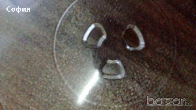 Чиния за микровълнова с различни диаметри и пластмасовите колелца, снимка 7 - Печки, фурни - 11487823