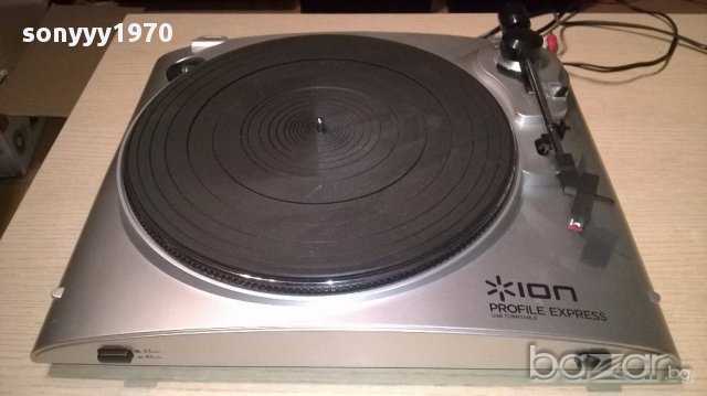 Ion-profile express-vinyl to mp3 turnable-в кашон-внос англия