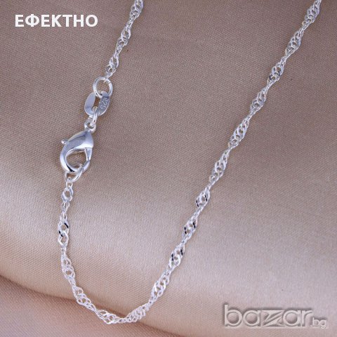 Сребърен синджир, проба 925, снимка 2 - Колиета, медальони, синджири - 14607569