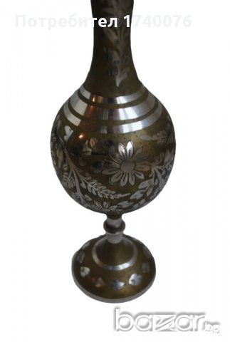 Индийска ваза месинг ръчна изработка