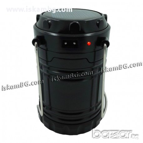 Соларна къмпинг лампа с USB зарядно - код 5800, снимка 4 - Други - 13607033