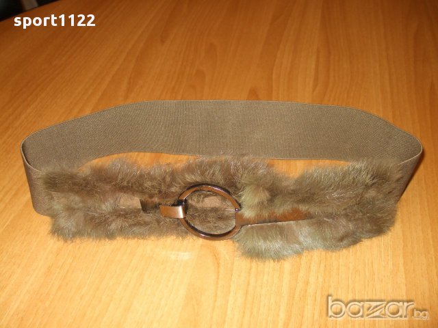 Ластичен колан/заешка кожа, снимка 3 - Колани - 17257958