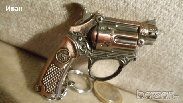 Пистолетче запалка ключодържател, снимка 6 - Антикварни и старинни предмети - 17424237