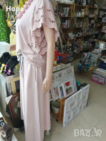 Дълга пола лен. Последен 1 брой жълта, снимка 2 - Поли - 25891627