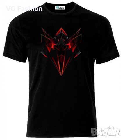 Мъжка тениска Abstract Art Red Mask T-Shirt