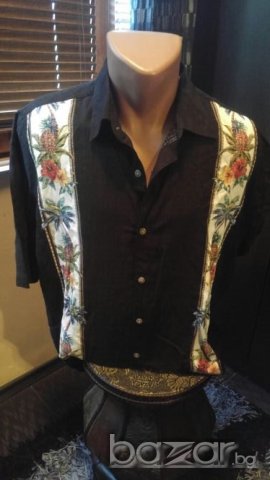 Мъжка риза с къс ръкав Актуална за сезона.