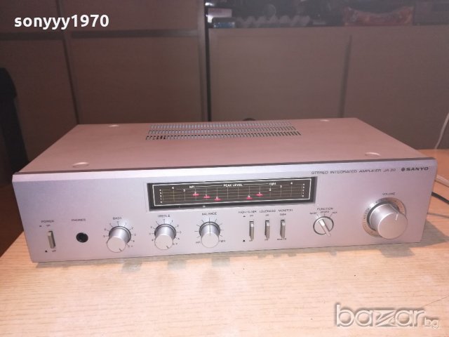 sanyo stereo amplifier-made in japan-внос швеицария, снимка 2 - Ресийвъри, усилватели, смесителни пултове - 20743304