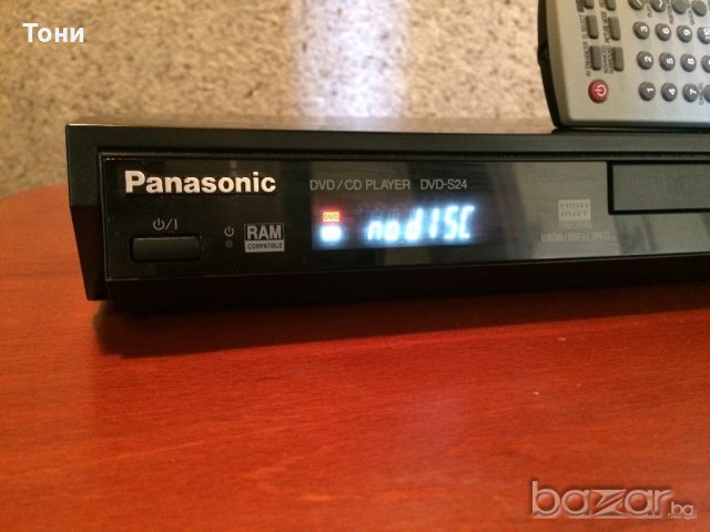 Panasonic DVD-S24  MP3,WMA,DTS,RAM., снимка 2 - Плейъри, домашно кино, прожектори - 18348393