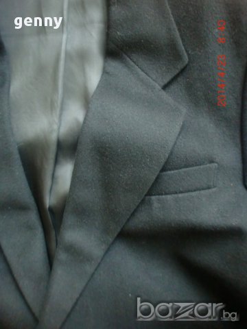 10лв!Разпродажба!Мъжко вълнено сако КЕМО с подплата, черен цвят, 50 н. - М-Л, снимка 5 - Сака - 8439620