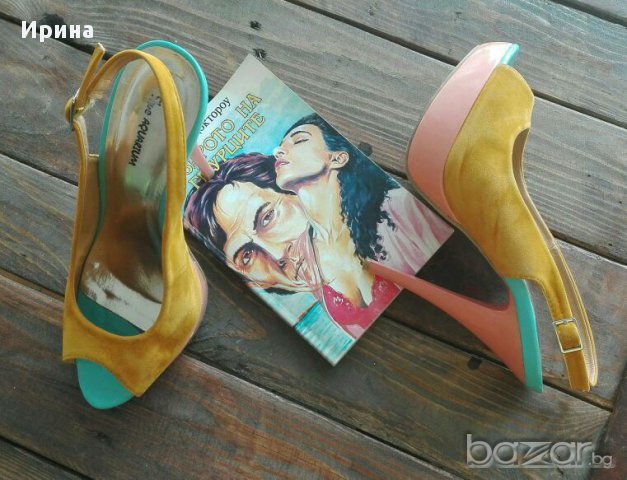 Дамски сандали на платформа, снимка 1 - Сандали - 14436086