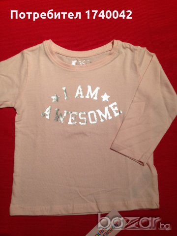 нова блуза с дълъг ръкав за 12-18мес. и 24-36мес., снимка 4 - Бебешки блузки - 20861416