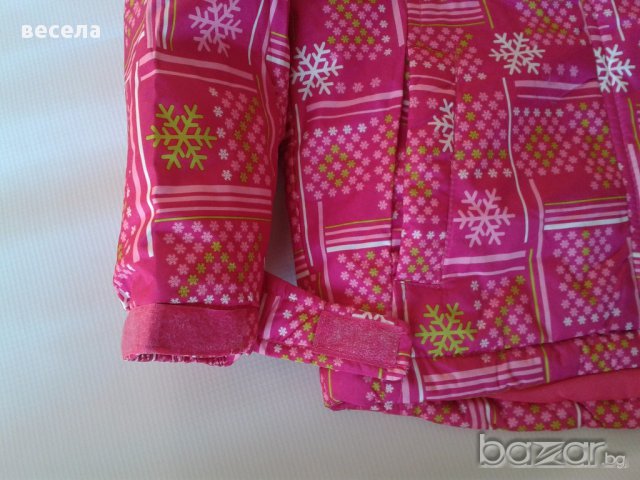 Зимно яке за момиче - Розово циклама, дебело, спортен модел, подходящо за ски и спорт, снимка 3 - Детски якета и елеци - 12698901