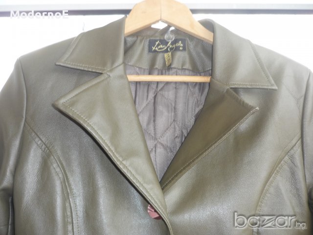 М-Л Страхотно палто - манто - с голяма яка от изкуствен косъм, снимка 6 - Палта, манта - 13492924