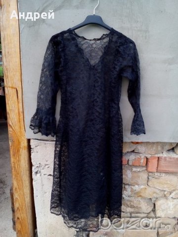 Стара дантелена рокля, снимка 4 - Антикварни и старинни предмети - 18411731