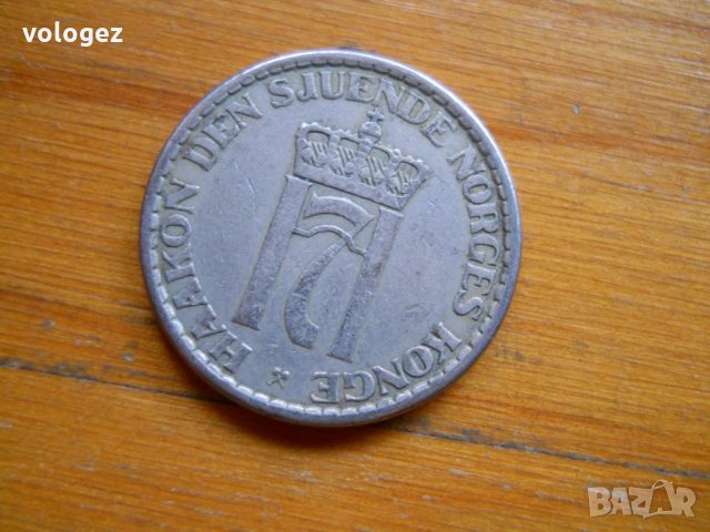 монети - Норвегия, снимка 2 - Нумизматика и бонистика - 23649256