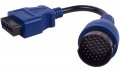 Кабел-преходник за IVECO pro-blue 38 pin мъжки към 16 pin OBD2, за Autocom / Delphi и др. 