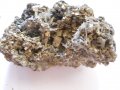 друза планински кристал с пирит, снимка 1 - Колекции - 22660962