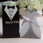  Подаръчни опаковки кутии кутийки сватба сватбени чантички булка младоженец подарък кутия бал, снимка 1