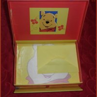 Мечо Пух - детска картонена кутия, двуетажна, снимка 2 - Ученически пособия, канцеларски материали - 23166890