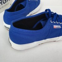 Сини кецове Superga с висока подметка номер 42, снимка 9 - Кецове - 24382311