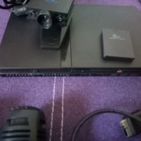 PlayStation 2 слим + 20 игри + 2 джойстика + много аксесоари Хакната , снимка 5 - Други игри и конзоли - 21470571