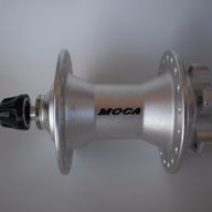 Продавам колела внос от Германия предна алуминиева главина за дискови спирачки MOCA, снимка 2 - Части за велосипеди - 15988168