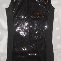 Черна рокля с пайети за парти марка H&M Divided размер S, снимка 15 - Рокли - 20395686