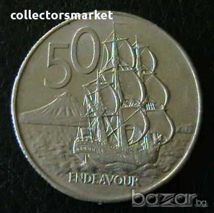 50 цента 1981, Нова Зеландия, снимка 1