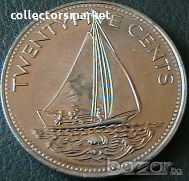 25 цента 2000, Бахамски острови, снимка 1