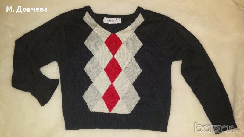Пуловер early days 12-18 месеца, снимка 1