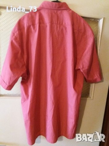 Мъж.риза-"BERTOLUCCI"-/класическа/,цвят-червена. Закупена от Италия., снимка 2 - Ризи - 21860620