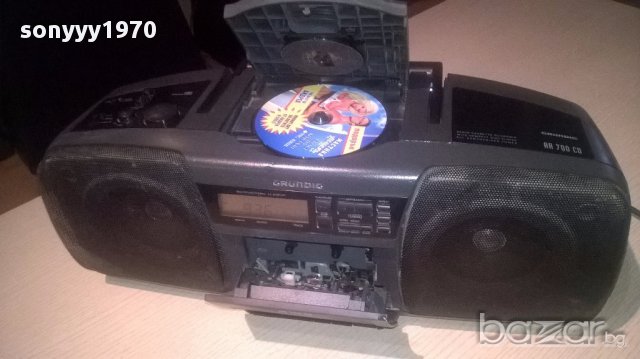 grundig rr700cd-radio cassete recorder-внос швеицария, снимка 4 - Ресийвъри, усилватели, смесителни пултове - 12796027